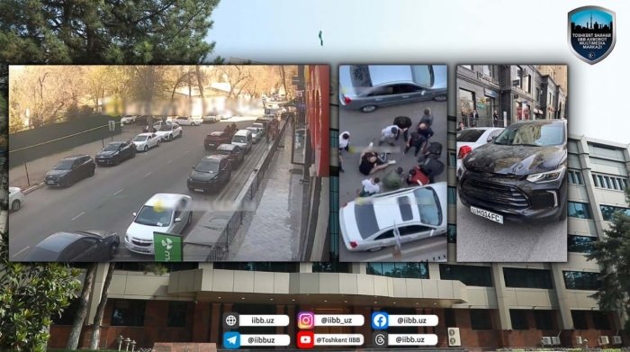 Тошкентда Tracker ҳайдовчиси собиқ турмуш ўртоғи ва унинг танишларини қасддан уриб юборди