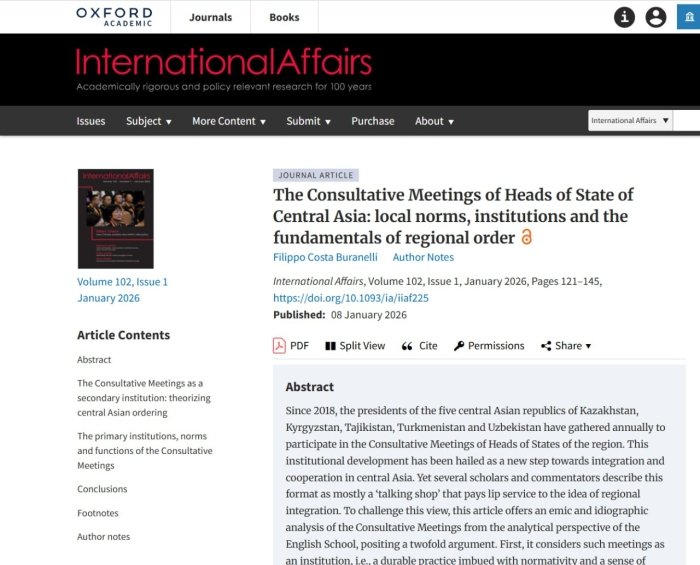 Ekspert F.Buranellining yangi tahliliy maqolasi: Mintaqamizning «madaniy kodi» katta siyosatda qanday ish beradi?