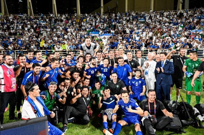 JChga yo‘l olgan O‘zbekiston milliy terma jamoasi futbolchilarini taqdirlash marosimi o‘tkaziladi JChga yo‘l olgan O‘zbekiston milliy terma jamoasi futbolchilarini taqdirlash marosimi o‘tkaziladi