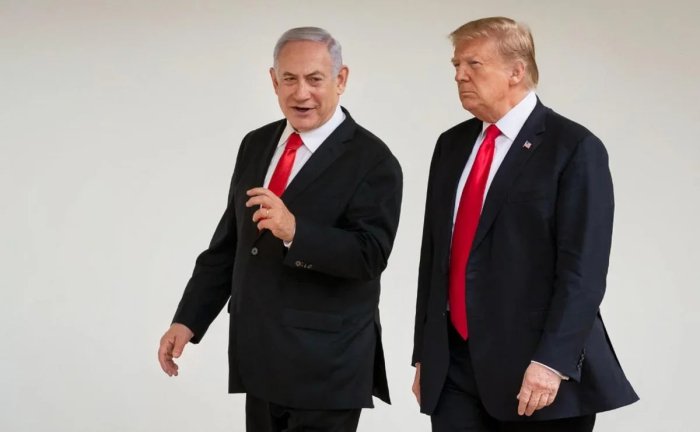Нетаньяху ва Трамп Эрон атрофидаги вазиятни муҳокама қилди