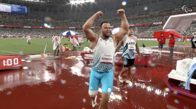 Paralimpiada-2020. Husniddin Norbekov oltin medalni qo‘lga kiritdi