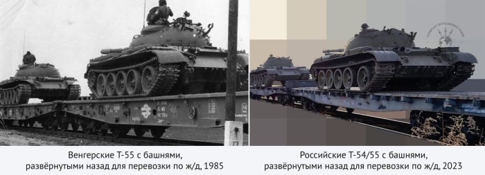 Rossiya T-54/55 sovet tanklarini omborlardan qayta chiqardi