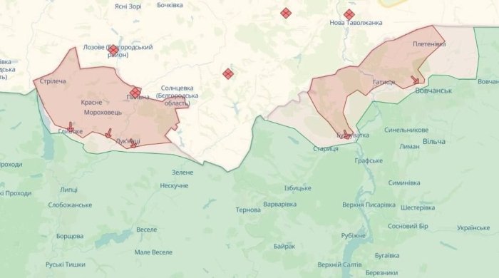 ISW: Ukraina shimoli-sharqiga hujumlar kuchayganidan beri Rossiya armiyasi chegaradan 8 kilometrgacha oldinga siljidi