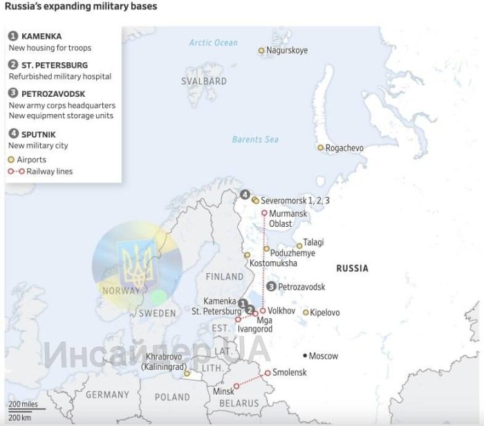 Россия НАТО чегараларида янги армия тайёрламоқда, The World Street Journal