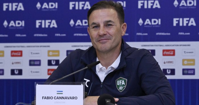 Ўзбекистон миллий терма жамоаси бош мураббийи Габонга қарши ўйин олдидан матбуот анжуманида иштирок этди