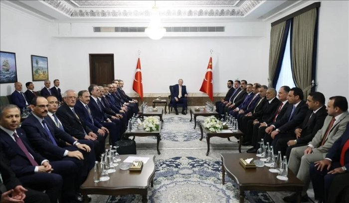 Президент Эрдоған Ироқ туркман жамияти вакиллари билан учрашди