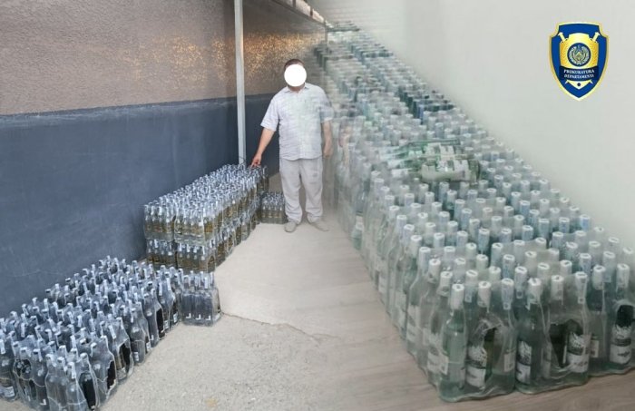 Qo‘lbola usulda tayyorlangan alkogol mahsulotlarini savdoga chiqarilishining oldi olindi