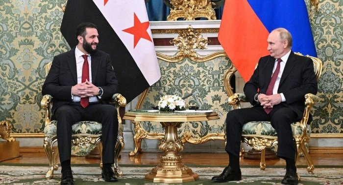 Аш-Шараа Путинга Россия Сурия ҳудудидаги ҳарбий базаларини сақлаб қолиши мумкинлигини айтди