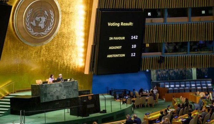 Ўзбекистон икки давлат Исроил ва Фаластинни тузиш тўғрисидаги декларацияни маъқуллади