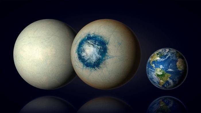 Astronomlar suyuq okeanga ega potensial yashashga yaroqli muzli sayyorani topdilar