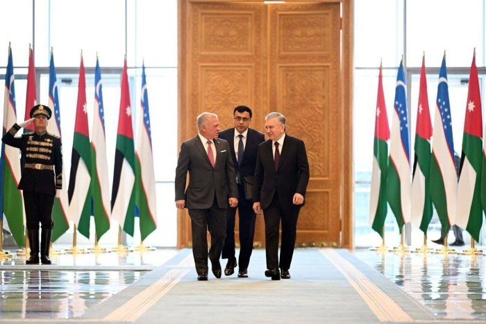 Iordaniya Podshohini tantanali kutib olish marosimi bo‘ldi