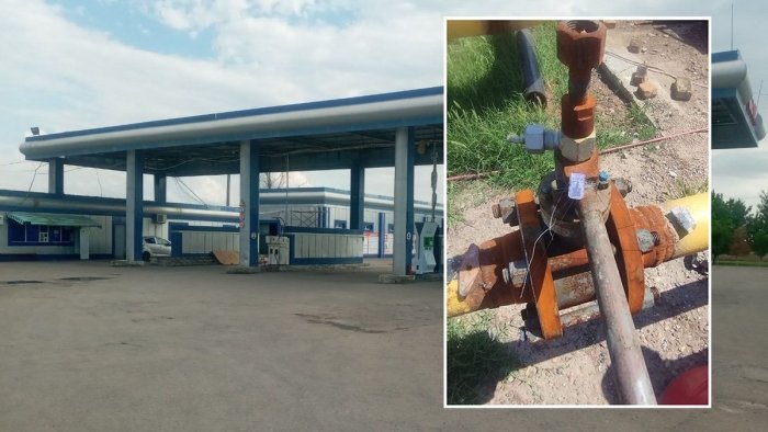 Оққўрғон туманида метан «заправка» газ таъминотидан ажратилди
