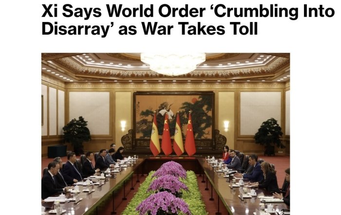 Халқаро тартиб алғов-далғов бўлмоқда, уруш устун келмоқда — Си Цзинпин