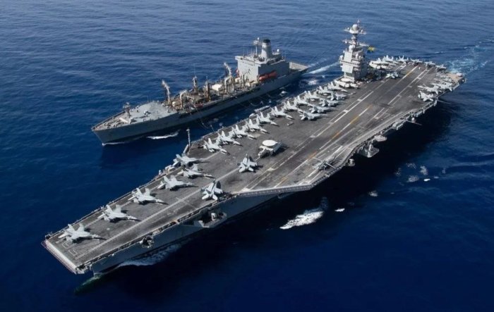 АҚШнинг дунёдаги энг йирик USS Gerald Ford авиаташувчиси бошчилигидаги авиаташувчилар гуруҳи Кариб денгизига етиб келди