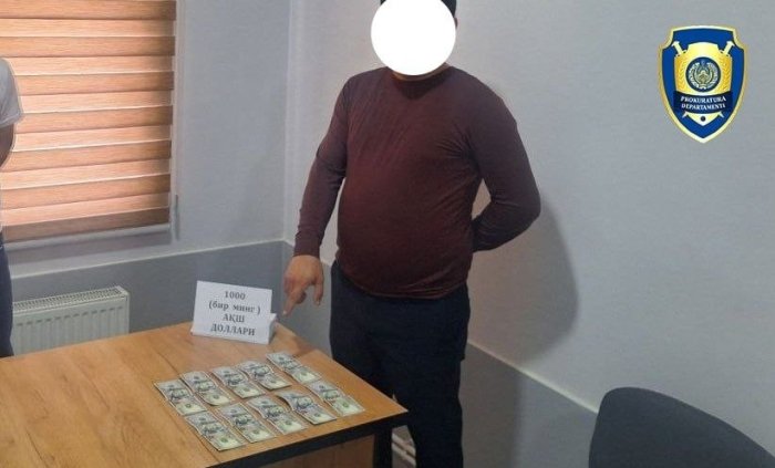 Namangan tumani bosh arxitektori pora bilan qo‘lga tushdi