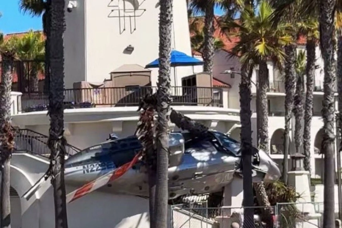 Калифорнияда вертолёт ҳалокатга учради (видео)