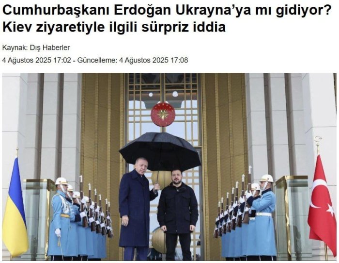 Эрдўған Киевга келадими?