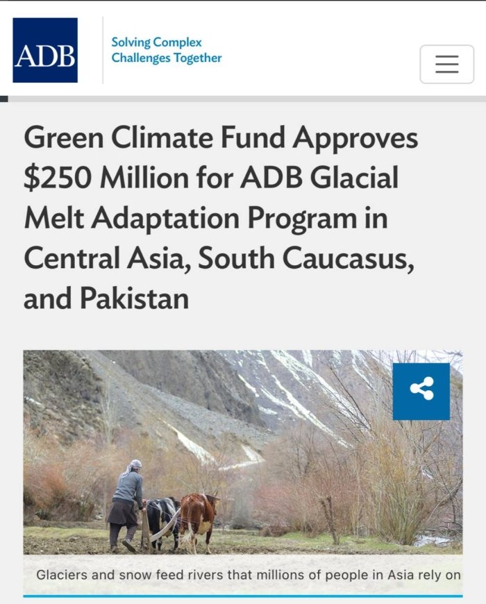 Марказий Осиё фермаларини қурғоқчилик ва сув тошқинларидан қутқариш учун $250 млн. ажратилади