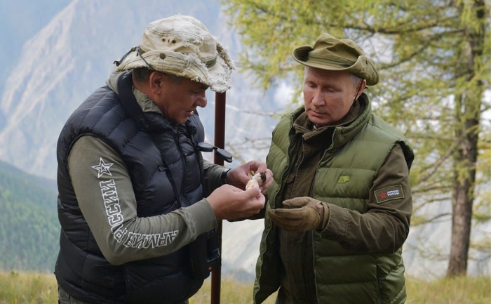 Путин  мамлакат мудофаа вазири  билан Сибирга дам олишга кетди
