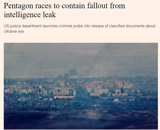 AQSh Adliya vazirligi Ukrainadagi mojaroga oid o‘nlab maxfiy hujjatlari oshkor etilishi yuzasidan ish ochdi