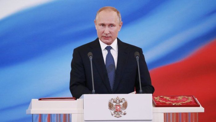 Путин бугундан бешинчи марта Россия президенти лавозимига киришади