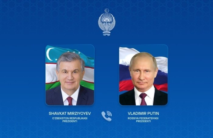Ўзбекистон ва Россия етакчилари телефон орқали мулоқот қилдилар