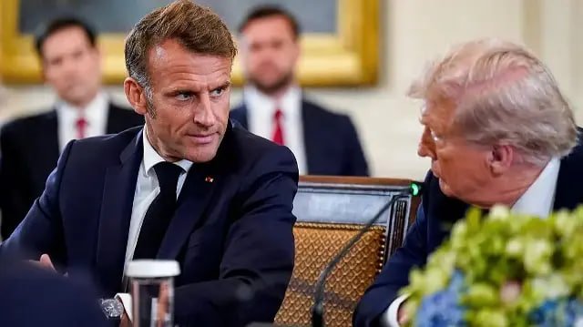 Tramp Makronni tanqid qildi