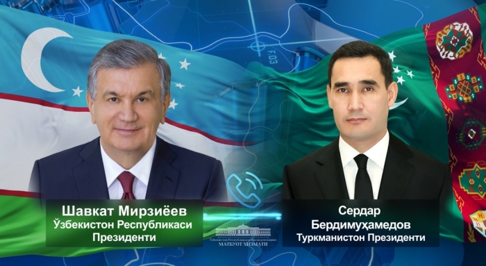 Shavkat Mirziyoyev Serdar Berdimuhamedov bilan telefon orqali muloqot qildi
