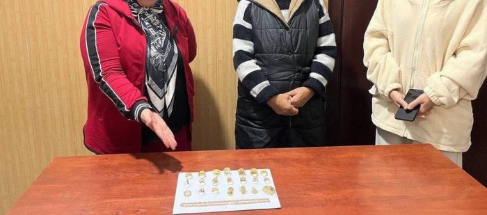 Андижонда ички аъзоларига тақинчоқ яширган аёллар қўлга тушди