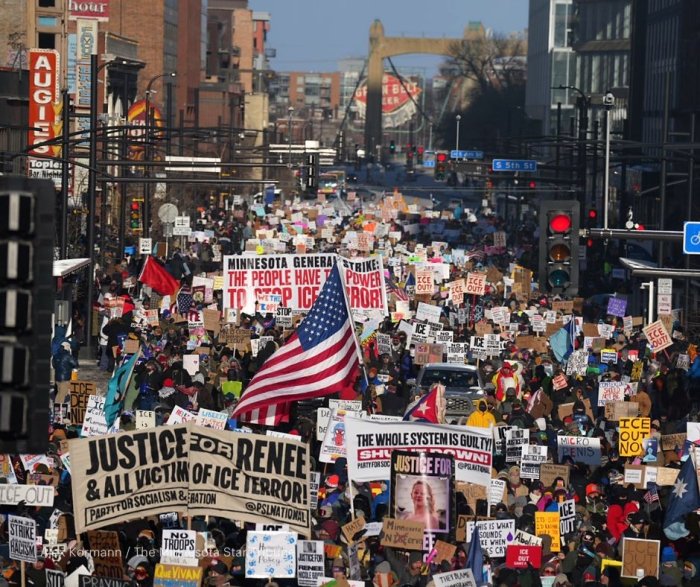 Minneapolisda vaziyat keskinlashmoqda