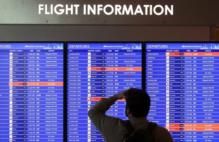 AQShda qariyb 2 mingta reys bekor qilindi