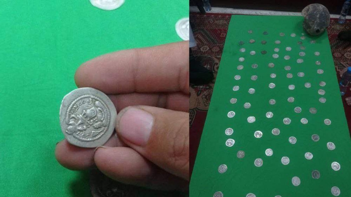 Afg‘onistonda Sosoniylar davriga oid 75 ta tanga va bitta ko‘za topildi Afg‘onistonda Sosoniylar davriga oid 75 ta tanga va bitta ko‘za topildi