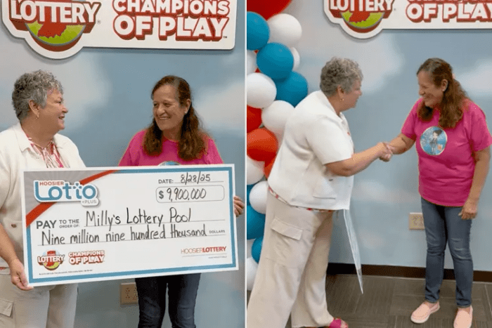 Лотереяда салкам 10 млн доллар ютган аёл пулни собиқ ҳамкасблари билан бўлишди