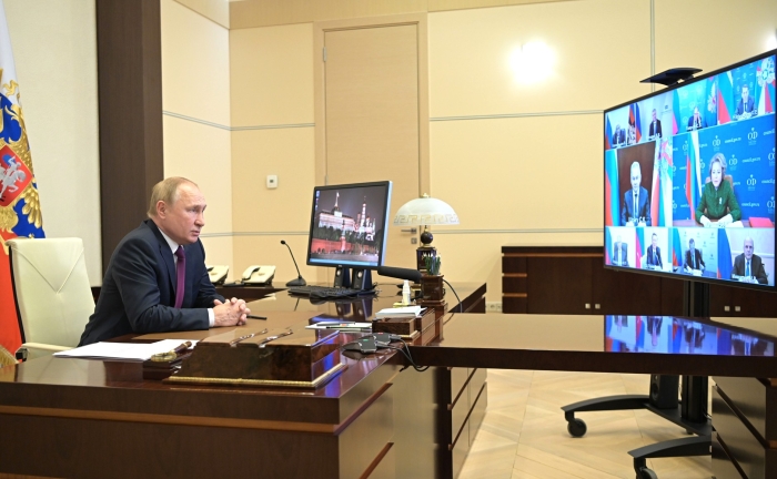 Putin Moskvada yig‘ilgan MDH maxsus xizmatlari va razvedka tashkilotlari rahbarlari bilan videomuloqot o‘tkazdi