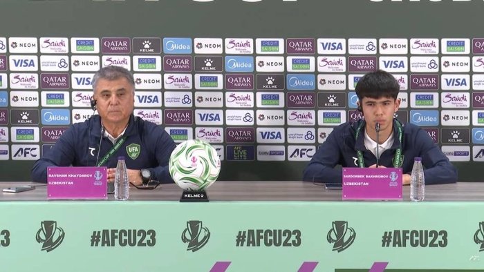 O‘zbekiston bosh murabbiyi Xitoyga qarshi Osiyo kubogi U-23 chorak finali oldidan matbuot anjumanida ishtirok etdi