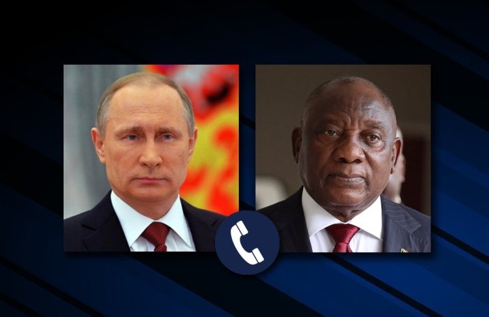 Putin va Janubiy Afrika Prezidenti telefon orqali muloqot qildi