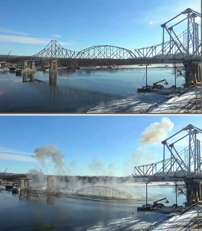 АҚШда кўприк портлатилди