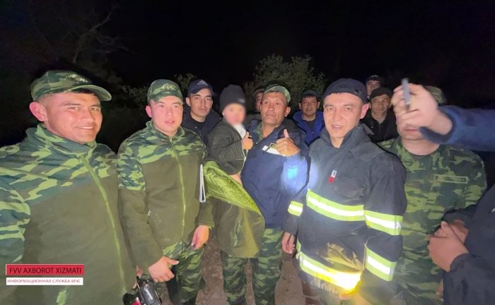 Ohangaron tog‘larida yo‘qolib qolgan 4 yoshli bola tirik topildi