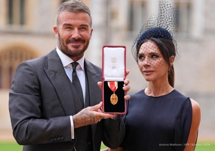 Собиқ футболчи Дэвид Бекҳэм рицарлик унвони билан тақдирланди