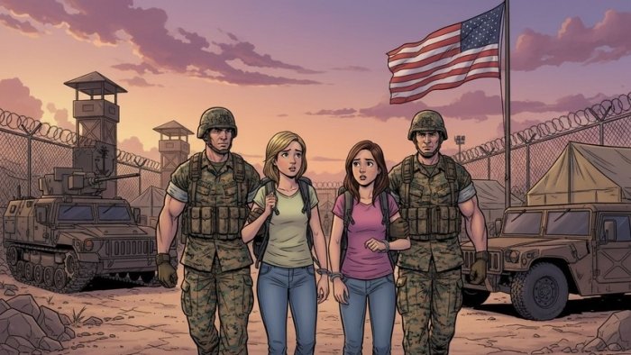 АҚШ суди ҳарбий база ҳудудига кириб қолган икки россиялик аёлни озод қилишга қарор қилди