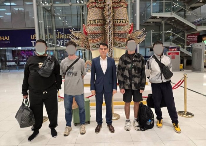 Одам савдоси қурбони бўлган 4 нафар ўзбекистонлик Мьянмадан қайтарилди 