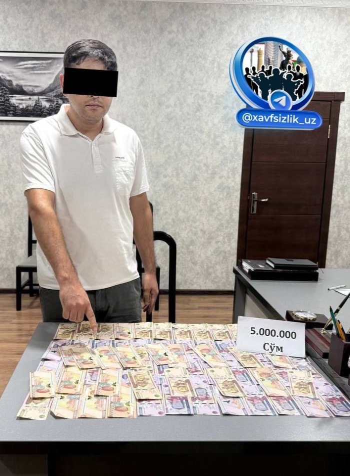 5 миллион сўмдан пора олган амалдорлар қамалди