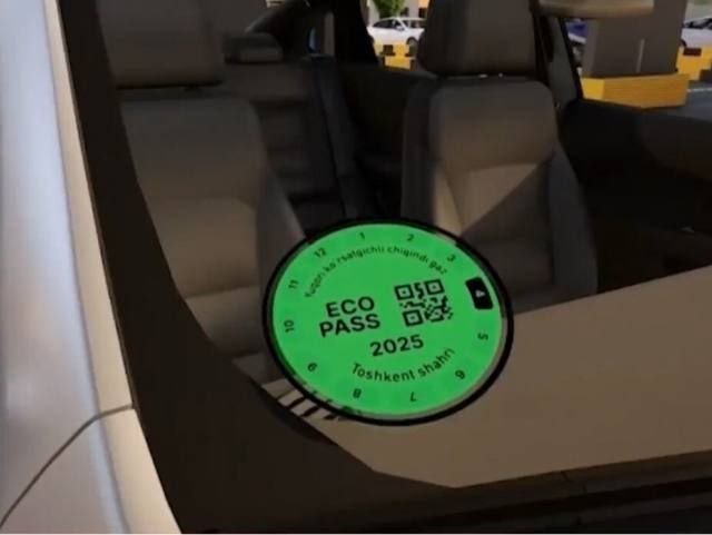 Автомобиллар учун экологик тоифа ва стикерлар жорий этилди
