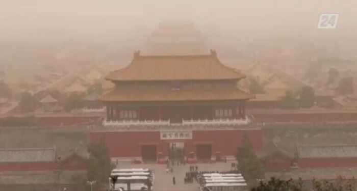 Xitoyda qum bo‘roni kuzatildi