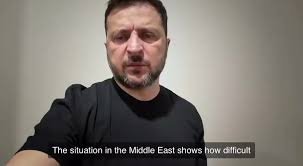 Украина президенти Эронга қарши урушда ўз ёрдамини таклиф қилди