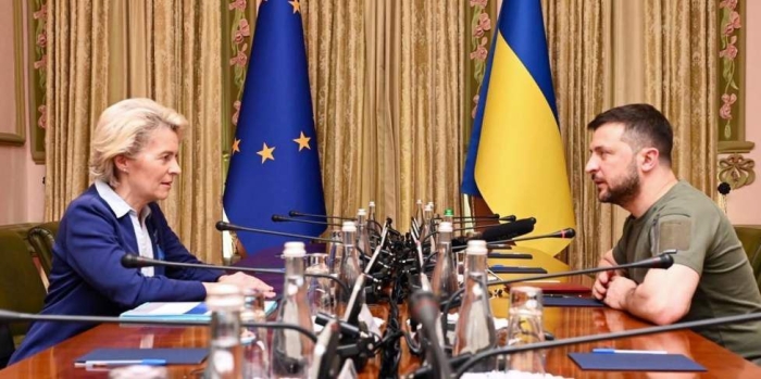 Еврокомиссия раҳбари: тез орада эркин Украина Европа Иттифоқининг бир қисмига айланади