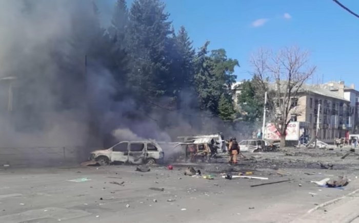 Россиянинг ҳужуми натижасида Донецкда 5 нафар инсон ҳалок бўлди