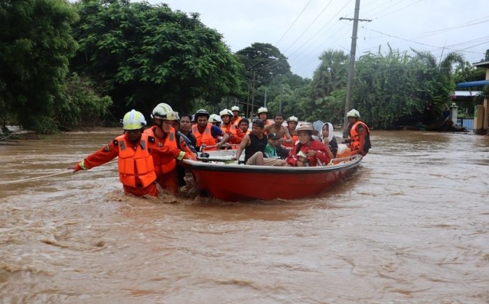 Myanmadagi suv toshqini qurbonlari soni 290 dan oshdi