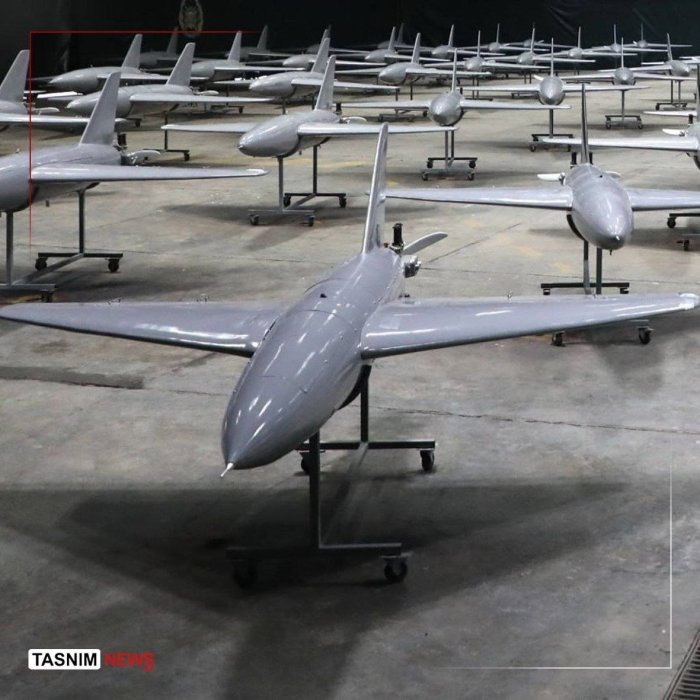 Эрон Қуролли кучларига мингта стратегик дрон топширилди