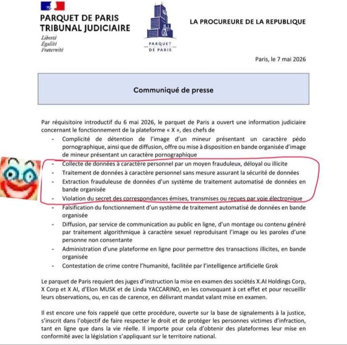 Франция ҳукумати Х тармоғи ва Илон Маскни айнан ўзлари қилаётган ишларда айбламоқда – Павел Дуров